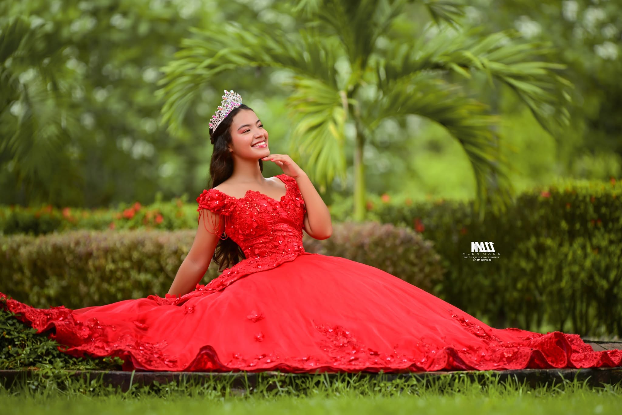 Gabriela Vestido Rojo Rubí
